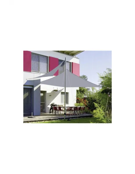 EcoCover látková slnečná plachta, tieniaca textília 300 x 400 cm v šedej farbe