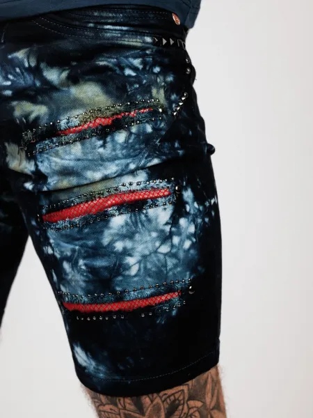 Pánske kraťasy CIPO & BAXX CK205 DARKBLUE Farba: Modrá, Konfekčná veľkosť: W38