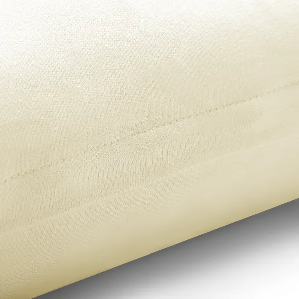 Obliečky na vankúše DecoKing Amber krémové, veľkosť 40x120*2