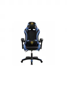 Herná stolička SUPPLIES M1 – modrá ergonomická stolička