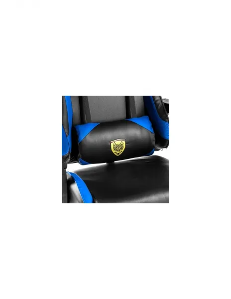 Herná stolička SUPPLIES M1 – modrá ergonomická stolička