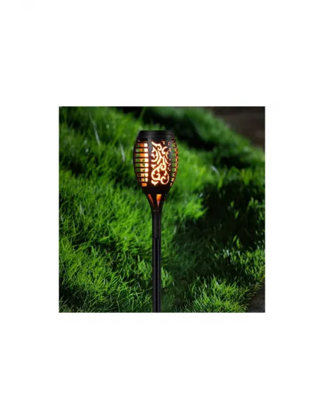 LUMILED solárne lampy BURN 12x ( sada ) 6500K - čierna