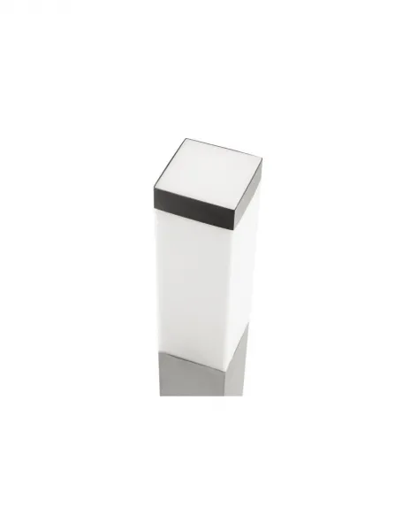 Vonkajšie záhradné svietidlo E27 SQUARE INOX  65cm