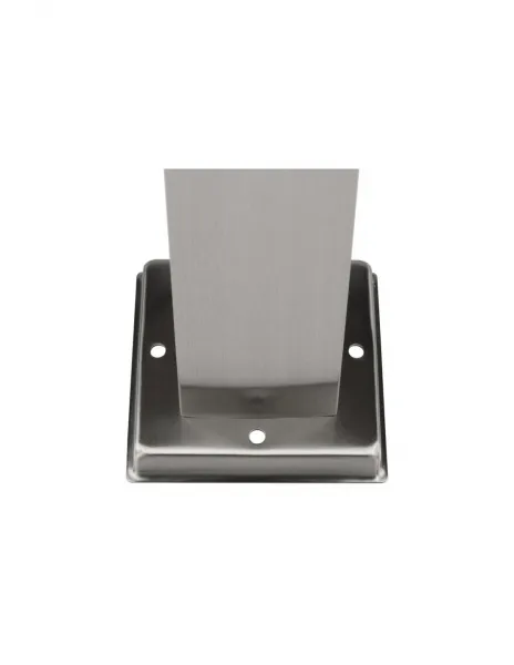Vonkajšie záhradné svietidlo E27 SQUARE INOX  65cm