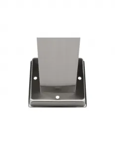 Vonkajšie záhradné svietidlo E27 SQUARE INOX  65cm