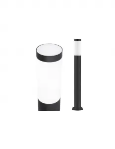 Vonkajšie záhradné svietidlo 90 cm  E27 INOX POST