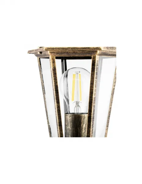 Vonkajšia záhradná lampa 110 cm Patina E27 LUMILED