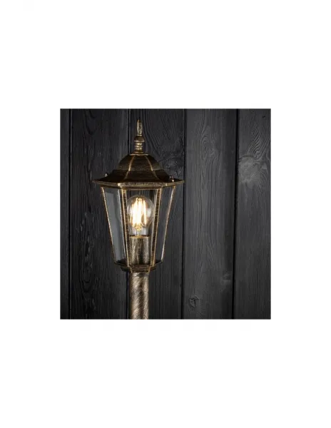 Vonkajšia záhradná lampa 110 cm Patina E27 LUMILED