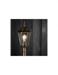 Vonkajšia záhradná lampa 110 cm Patina E27 LUMILED