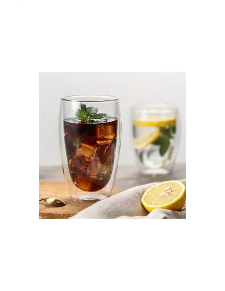 SUPPLIES Termo sada pohárov s dvojitým sklom 2x 450 ML
