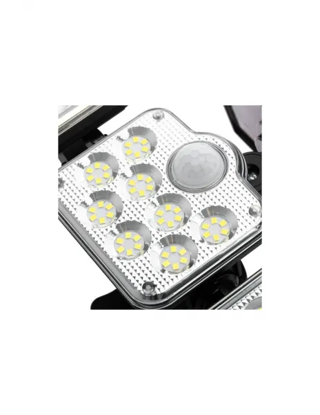 Solárny Svetlomet 138x LED pohybový senzor LED 10W 480lm + ovládač