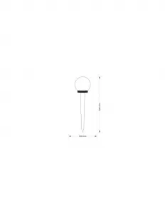 LUMILED solárne lampy KULKA 6x ( sada ) 10cm 6500K - biela