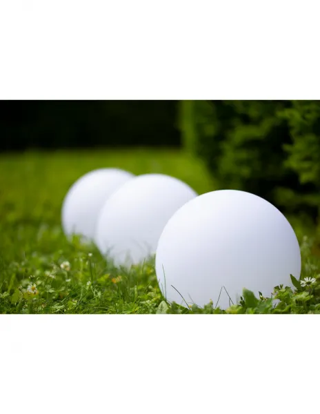 Záhradná guľa SOLAR LAMPA do záhrady ZEMNÁ LED RGB 20cm + diaľkové ovládanie