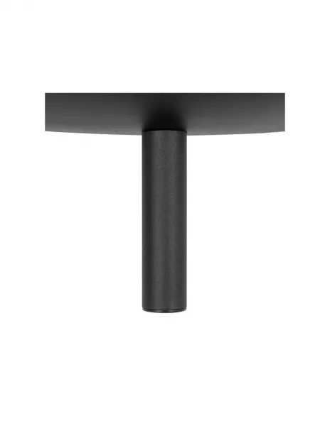 Záhradne prenosné ohnisko SUPPLIES čierne 58 cm s madlami