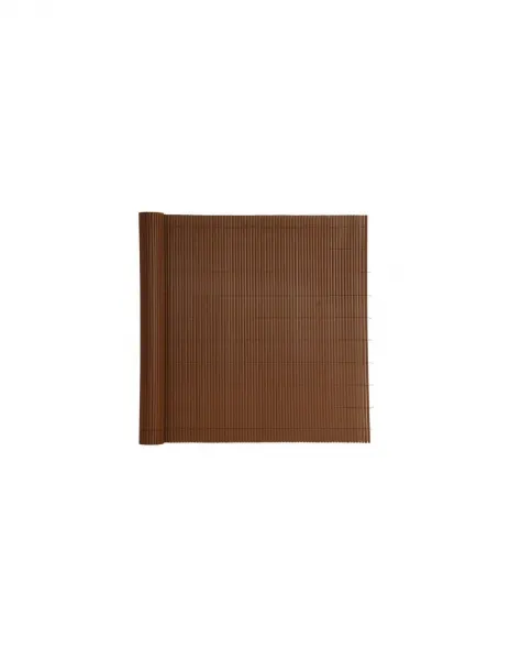 SUPPLIES PVC 1x3m Tieniaca textília z umelého bambusu v rolke - hnedá farba