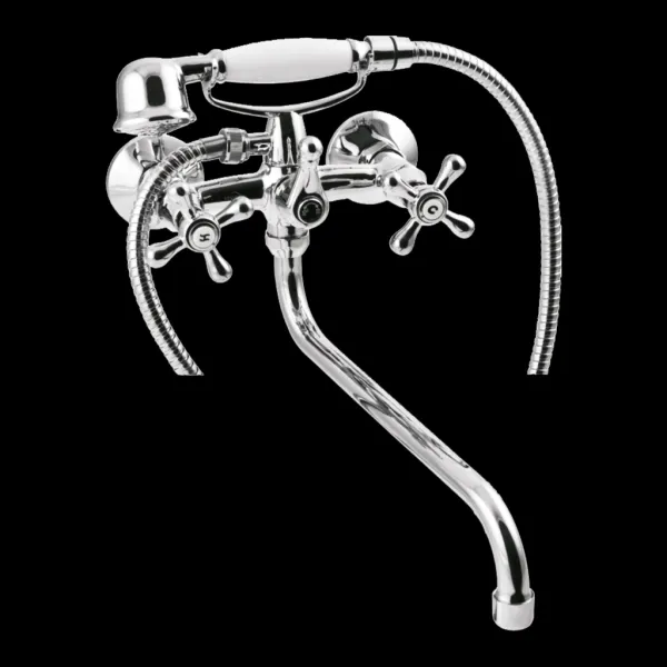 INVENA - Vaňová batéria ROMA, 30cm, otočný výtok typu S BW-24-00S-L