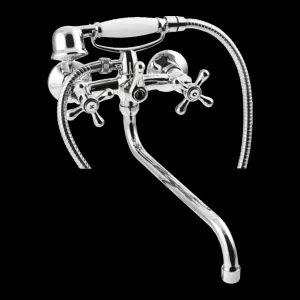 INVENA - Vaňová batéria ROMA, 30cm, otočný výtok typu S BW-24-00S-L
