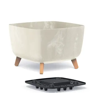 Prosperplast Květináč GRACIE EFFECT I pískově betonový, varianta 39 cm