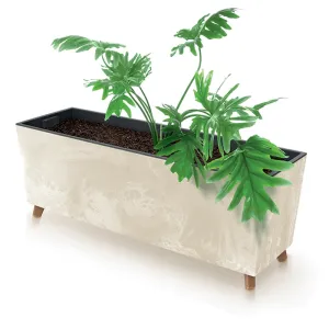 Prosperplast Truhlík s vkladem CORBI III 77 cm šedý