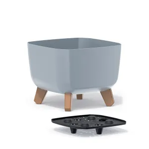 Prosperplast Květináč GRACIE SQUAT světle šedý, varianta 24 cm