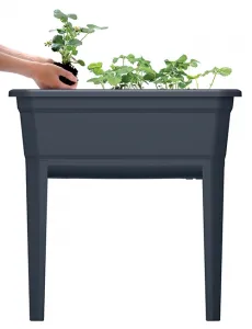 NABBI IPE600 plastové parenisko na nožičkách 59,6 cm antracit