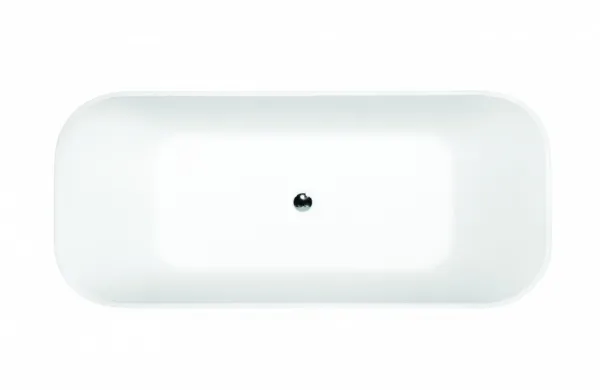 BESCO - Voľne stojaca vaňa ASSOS S-LINE biela - Rozmer vane - 160 × 70 cm VANASSL16W
