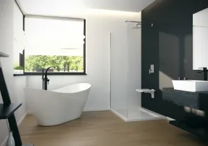 BESCO - Voľne stojaca vaňa VIYA biela - Rozmer vane - 170 × 72 cm VANAND17W