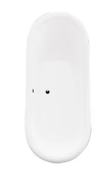 BESCO - Voľne stojaca vaňa AMELIA (Aliante) - Farebnica - Biela, Rozmer vane - 190 × 70 cm VANALI190W