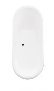 BESCO - Voľne stojaca vaňa AMELIA (Aliante) - Farebnica - Biela, Rozmer vane - 190 × 70 cm VANALI190W