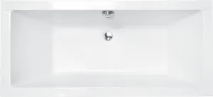 BESCO - Voľne stojaca vaňa VERA (LUZZI) - Farba - Biela, Rozmer vane - 170 × 75 cm VANLUZ170