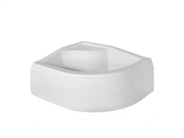 BESCO - MAXI, hlboká asymetrická sprchová vanička - rozmer A - 100 cm, rozmer B - 80 cm, rozmer C - 24 cm, Spôsob prevedenia - Ľavé VANKMAX100L