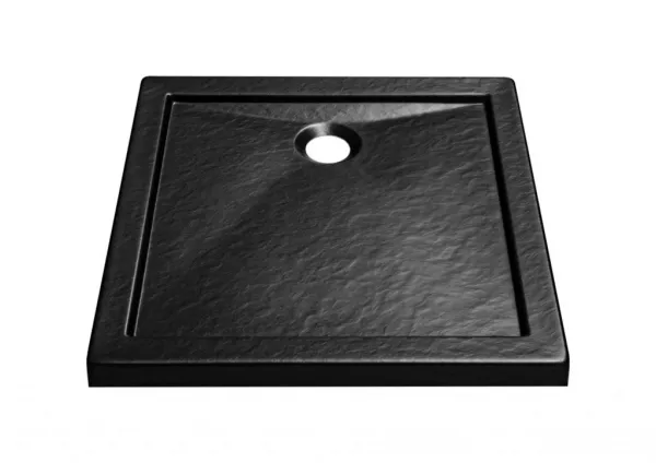 BESCO - AQUARIUS STONE EFFECT, štvorcová sprchová vanička - Rozmer A - 80 cm, Rozmer B - 80 cm, Rozmer C - 5.5 cm OLBVANACAQU80S