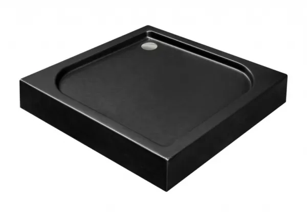 BESCO - OSKAR STONE EFFECT štvorcová sprchová vanička - Rozmer A - 80 cm, Rozmer B - 80 cm, Rozmer C - 16 cm OLBVANACOSK80S