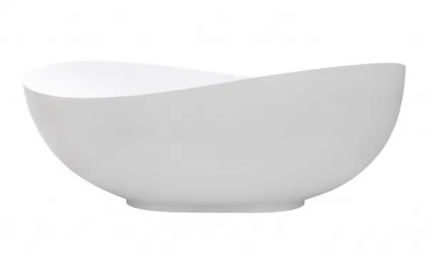 BESCO - Voľne stojaca vaňa SIYA biela - Farba sifónu - Chróm, Rozmer vane - 171,5 × 101 cm VANSIYA170W