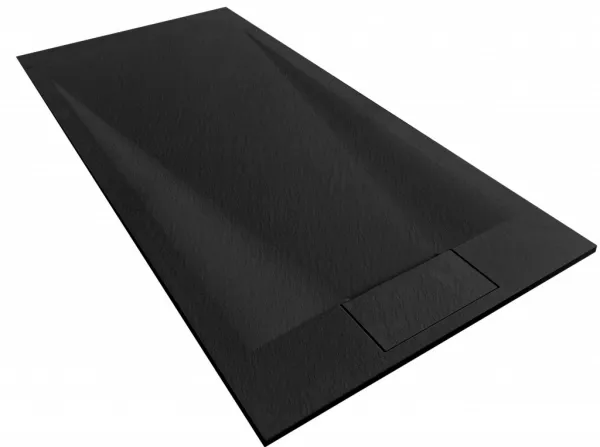 REA - Sprchová vanička Bazalt Black 80x100 REA-K3304