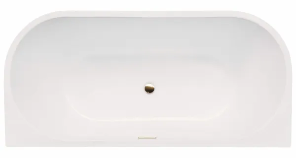 BESCO - Asymetrická vaňa VICA SLIM+ biela, sifón so štrbinovým prepadom - Farba sifónu - Chróm, Nožičky k vani - Bez nožičiek, Rozmer vane - 170 × 80 cm VANVIC170SLIM