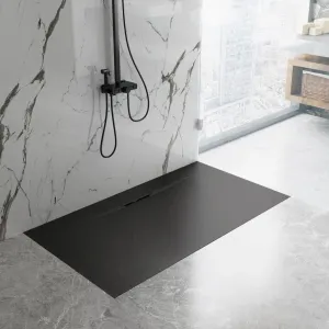REA - Sprchová vanička Bazalt Long Black 80x120 REA-K3324