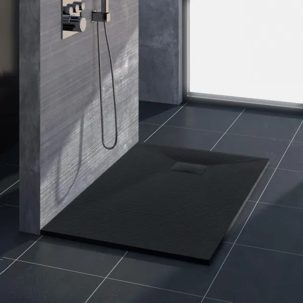 REA - Sprchová vanička Magnum Black 80x100 REA-K3330