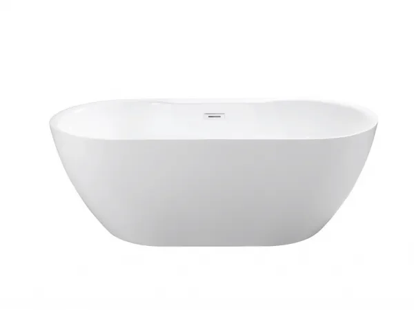 BESCO - Voľne stojaca vaňa NAVIA - Farba - Biela, Rozmer vane - 140 × 75 cm VANNAVIA140
