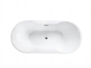 BESCO - Voľne stojaca vaňa NAVIA - Farba - Biela, Rozmer vane - 140 × 75 cm VANNAVIA140