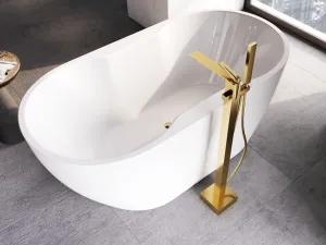 BESCO - Voľne stojaca vaňa NAVIA - Farba - Biela, Rozmer vane - 140 × 75 cm VANNAVIA140