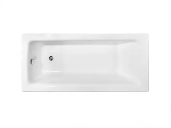BESCO - Obdĺžniková vaňa TALIA SLIM - Nožičky k vani - Bez nožičiek, Rozmer vane - 170 × 75 cm VANTAL17SLIM