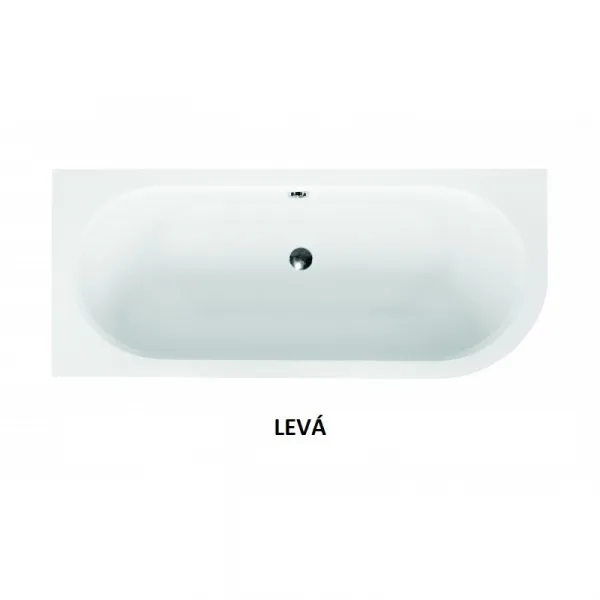 BESCO - Asymetrická vaňa AVITA VANAVIT160L