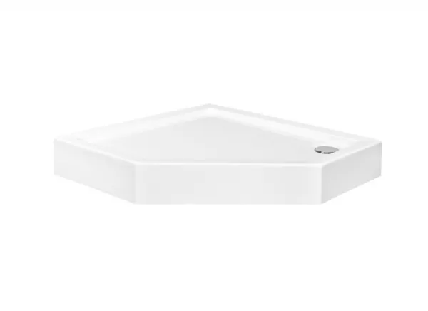 BESCO - Päťuholníková sprchová vanička BERGO - Rozmer C - 16 cm VANKBERG90SAM