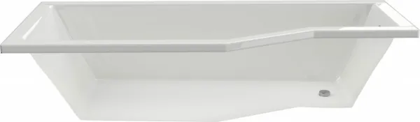 BESCO - Asymetrická vaňa ESTE - Rozmer vane - 150 × 75 cm, Spôsob prevedenia - Ľavé VANEST15L + OLVPINOZ