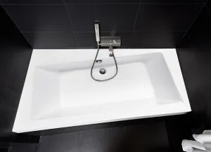 BESCO - Asymetrická vaňa ASTI - Rozmer vane - 150 × 90 cm, Spôsob prevedenia - Ľavé VANAST15L + OLVPINOZ