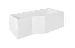 BESCO - Asymetrická vaňa ESTE - Rozmer vane - 150 × 75 cm, Spôsob prevedenia - Pravé VANEST15P + OLVPINOZ