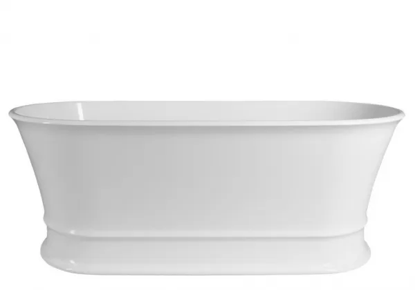 POLYSAN - DELONIX voľne stojaca vaňa liaty mramor 170x84x61,5cm, biela 92130