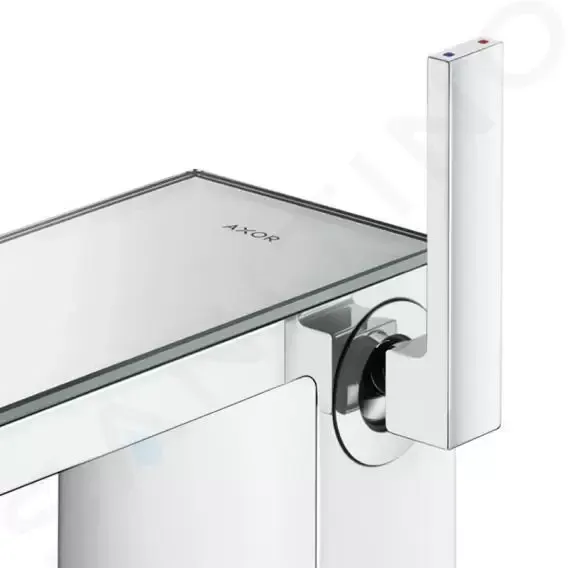 Axor MyEdition - Páková umývadlová batéria 230 s odtokovou súpravou Push-Open, chróm/zrkadlové sklo 47020000