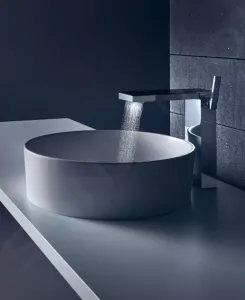 Axor MyEdition - Páková umývadlová batéria 230 s odtokovou súpravou Push-Open, chróm/zrkadlové sklo 47020000